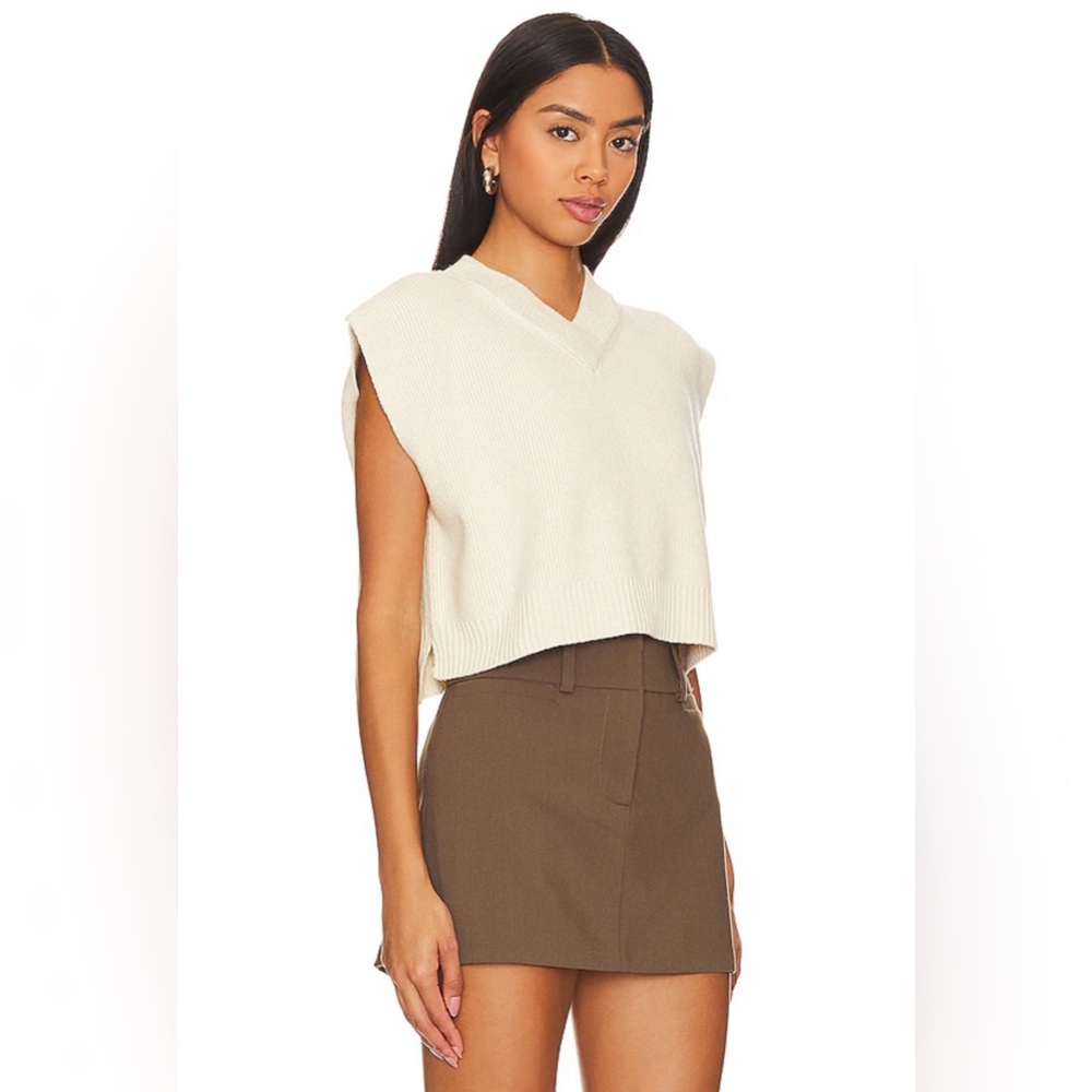 Free People Easy Street Vest in Cream - Size XS - Picture 4 of 16